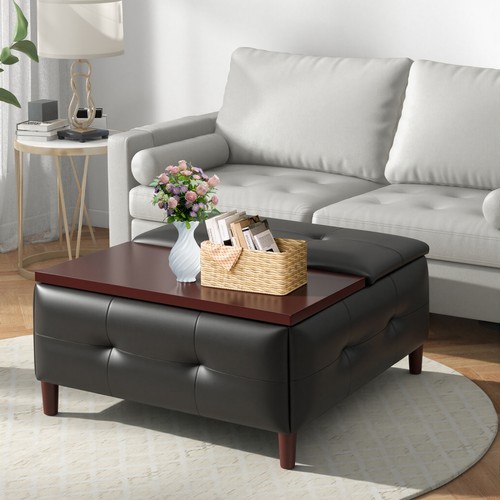 Large square storage - large, ottoman