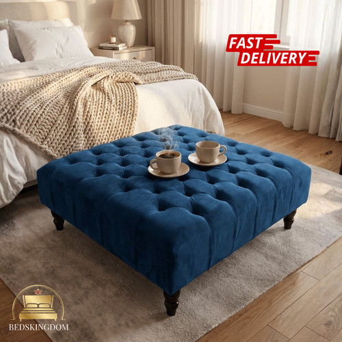 Chesterfield ottoman footstool - chesterfield,