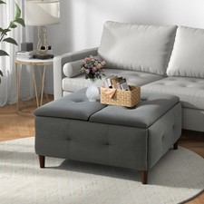 Large Square Storage Ottoman