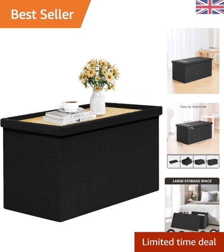 Versatile black ottoman - ottoman, with