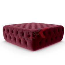 STOREX Diamond Tufted Ottoman