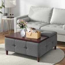 Large Square Storage Ottoman