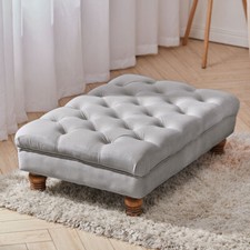 Large Chesterfield Footstool