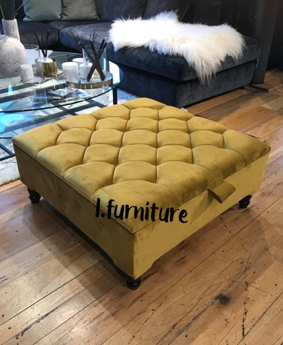 Square mustard gold storage - mustard,