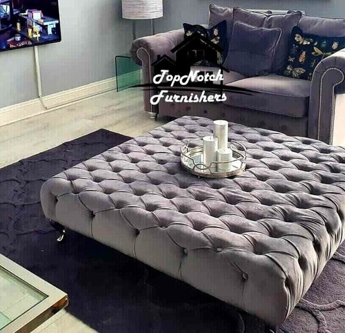 Chesterfield footstool coffee - chesterfield, footstool/coffee
