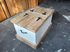 Rustic reclaimed wooden trunk